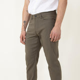 Copper & Oak Lewis Zip Pants for Men in Mushroom