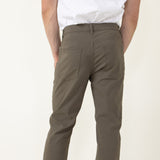 Copper & Oak Lewis Zip Pants for Men in Mushroom