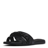 D'Amelio Footwear Kieryn Flat Sandals for Women in Black