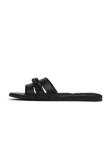 D'Amelio Footwear Kieryn Flat Sandals for Women in Black