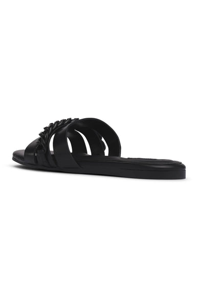 D'Amelio Footwear Kieryn Flat Sandals for Women in Black