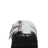 D'Amelio Footwear Nyra Sandal for Women in White