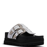 D'Amelio Footwear Nyra Sandal for Women in White