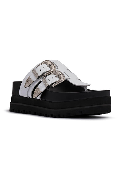 D'Amelio Footwear Nyra Sandal for Women in White