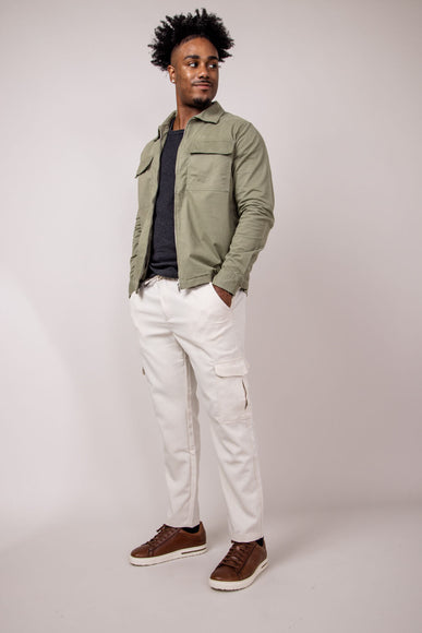 Denim & Flower Relaxed Cargo Pants for Men in Sand