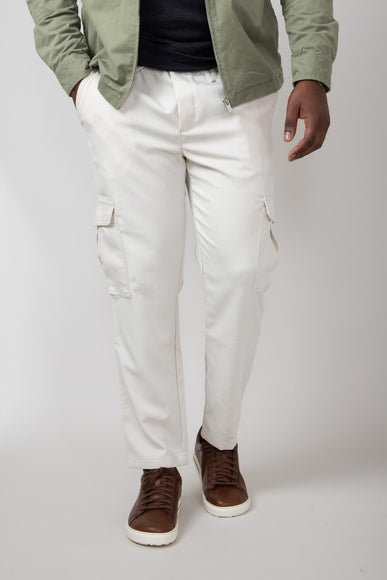 Denim & Flower Relaxed Cargo Pants for Men in Sand