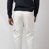 Denim & Flower Relaxed Cargo Pants for Men in Sand