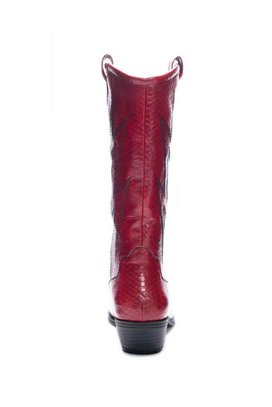 Dirty Laundry Josea Western Boots for Women in Red