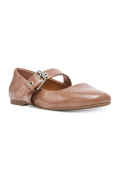 DV Dolce Vita Mellie Buckle Flats for Women in Latte