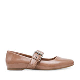 DV Dolce Vita Mellie Buckle Flats for Women in Latte