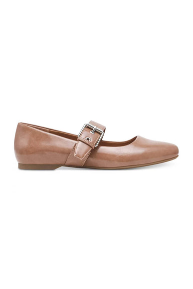 DV Dolce Vita Mellie Buckle Flats for Women in Latte