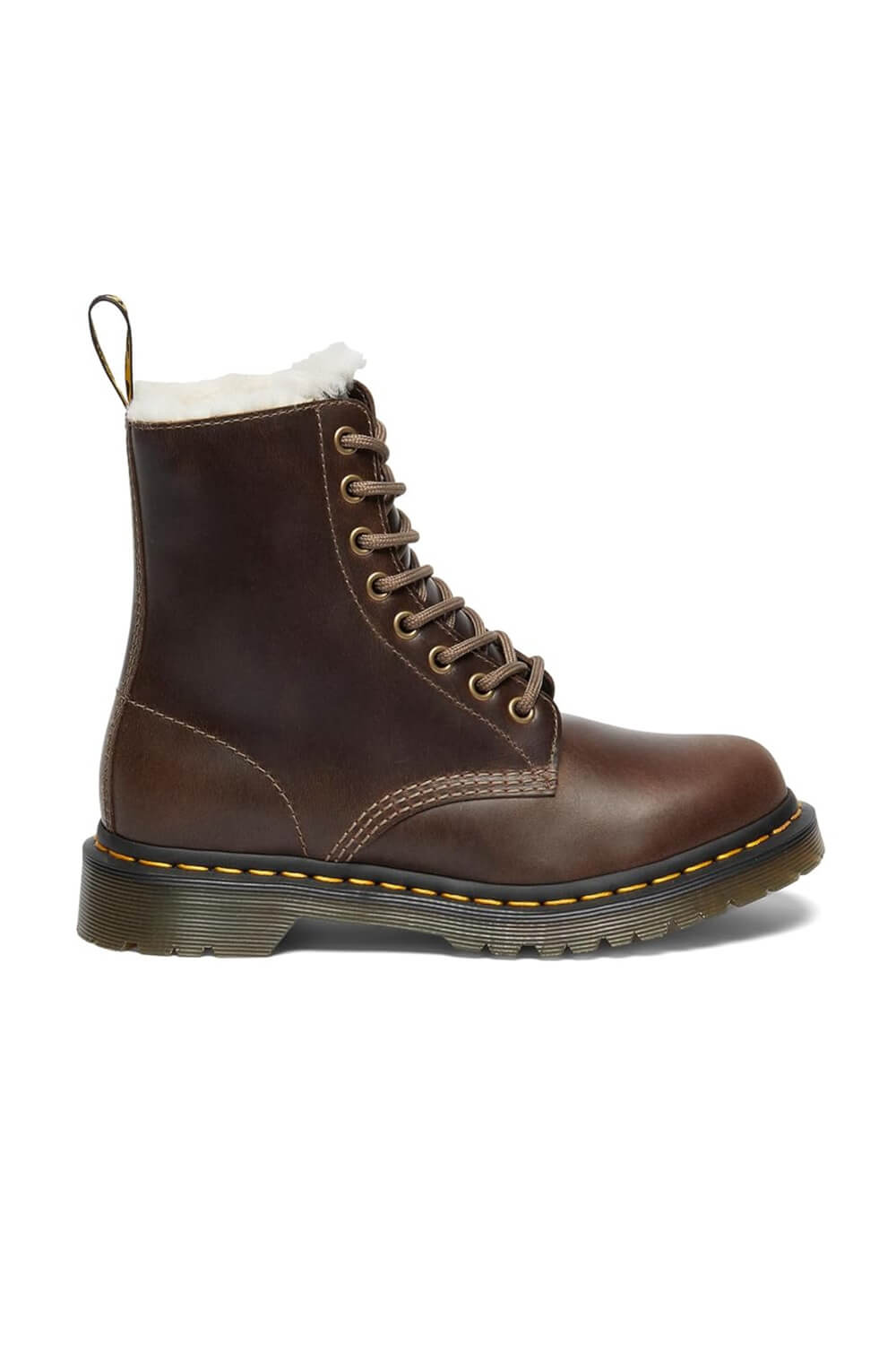 Dr. Martens 1460 Pascal Serena Orleans for Women in Dark Khaki