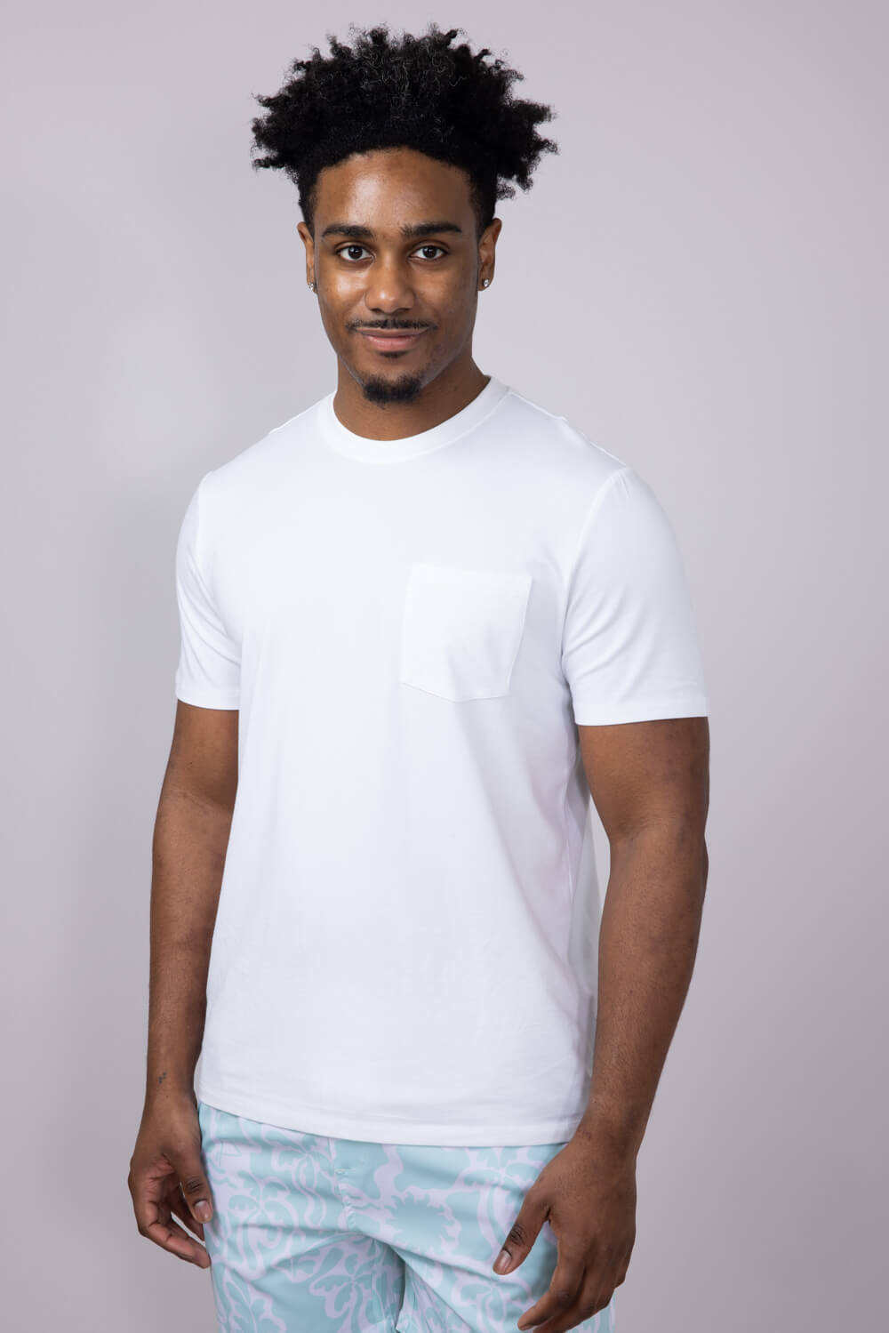 Free Fly Bamboo Current Pocket T-Shirt for Men in White | MCNPT011-WHI ...