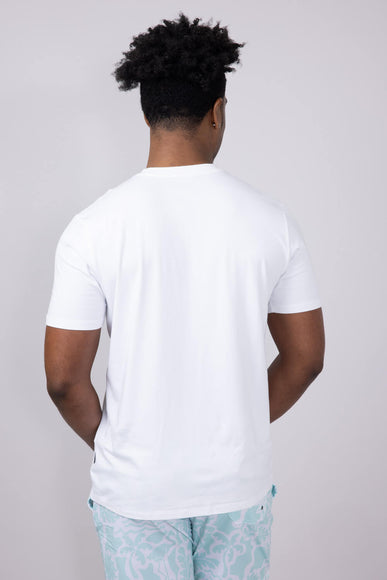 Free Fly Bamboo Current Pocket T-Shirt for Men in White | MCNPT011-WHI ...