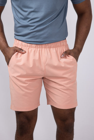 Free Fly Breeze 8" Shorts for Men in Orange Dusk