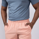 Free Fly Breeze 8" Shorts for Men in Orange Dusk