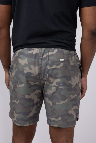 Free Fly Reverb 8" Shorts for Men in Woodland Camo