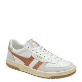 Gola Hurricane Suede Sneakers for Women in White/ Light Caramel/Gold