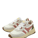 Gola Classics Saturn Sneakers for Women in White/Coral Pink/Khaki 