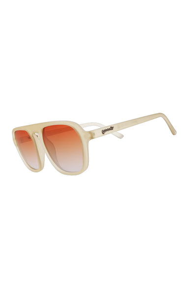 goodr Impromptu Disco Nap Sunglasses in Beige