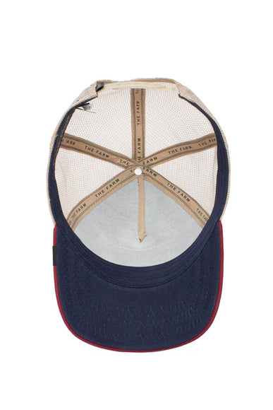 Goorin Bros Freedom Eagle Trucker Hat for Men in Navy