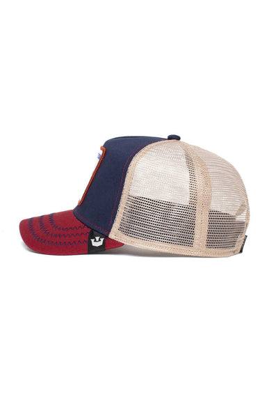 Goorin Bros Freedom Eagle Trucker Hat for Men in Navy