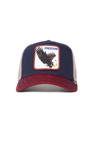 Goorin Bros Freedom Eagle Trucker Hat for Men in Navy