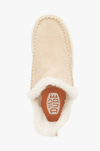 HEYDUDE Women’s Camden Suede Booties in Tan