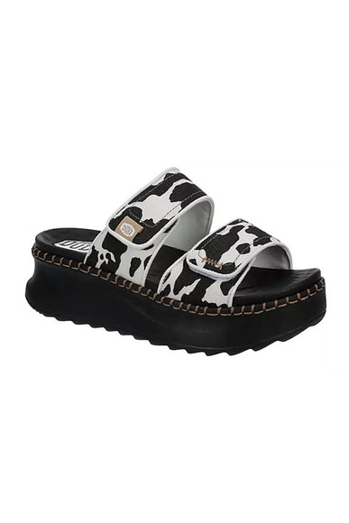 HEYDUDE Delray Slide Whipstitch Sandals for Women in Black | 41762-0HO ...