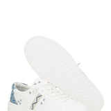 HEYDUDE Women’s Karina Crafted Boho Sneakers in White/Blue