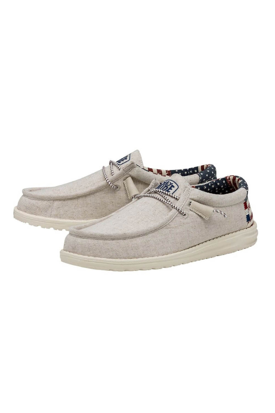 Hey Dude Shoes Wally Braided Shoes in Off White