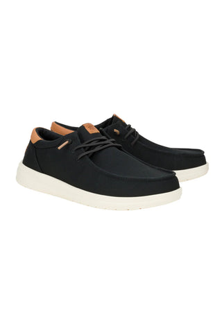 HEYDUDE Men’s Paul Canvas Shoes in Black