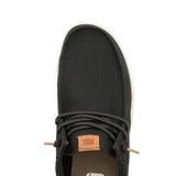 HEYDUDE Men’s Paul Canvas Shoes in Black