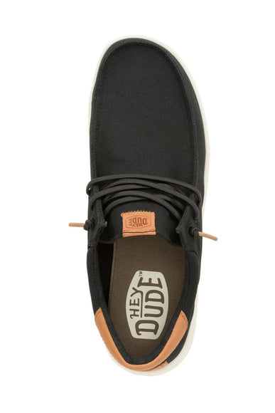 HEYDUDE Men’s Paul Canvas Shoes in Black