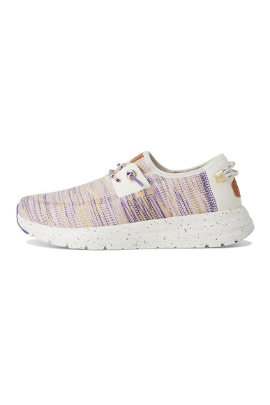 HEYDUDE Women’s Sirocco Multi Knit Shoes in Egret