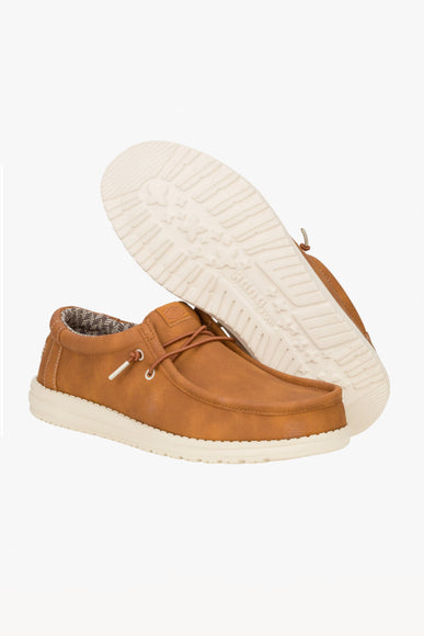 HEYDUDE Men’s Wally Classic Shoes in Tan