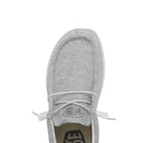 HEYDUDE Men’s Wally Sox Shoes in Stone White