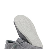 HEYDUDE Men’s Wally Stretch Sox Shoes in Grey