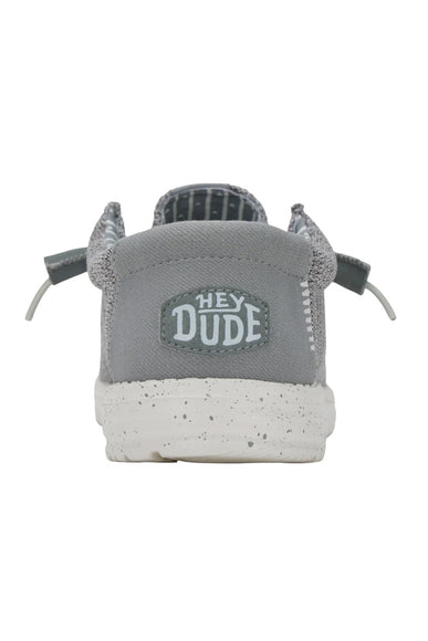 HEYDUDE Men’s Wally Stretch Sox Shoes in Grey