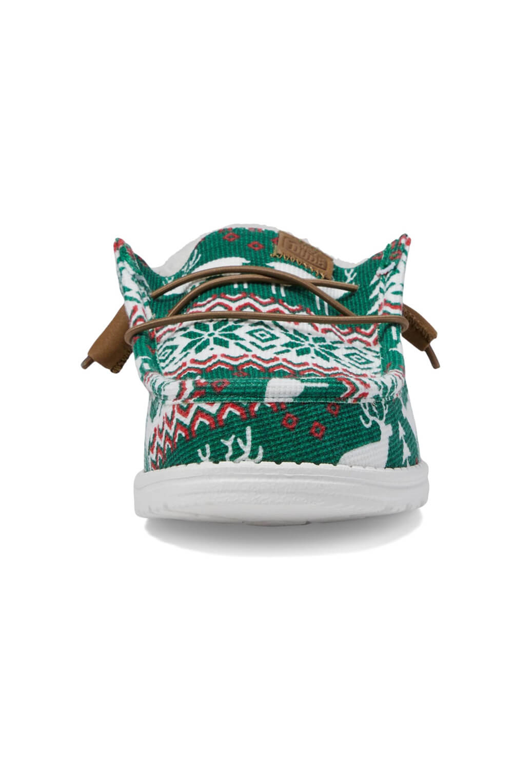 HEYDUDE Men's Wally Ugly Sweater Lined Shoes in Green | 40791-315