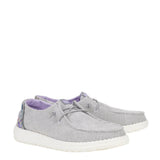 HEYDUDE Women’s Wendy Corduroy Leo Shoes in Grey