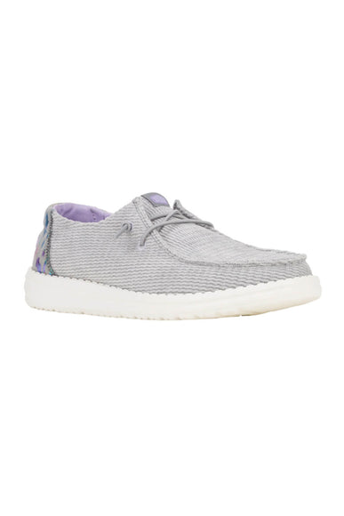 HEYDUDE Women’s Wendy Corduroy Leo Shoes in Grey