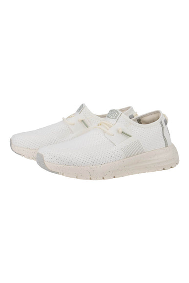 HEYDUDE Men's Sirocco Perf Mesh Shoes in White 