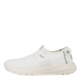 HEYDUDE Men's Sirocco Perf Mesh Shoes in White 