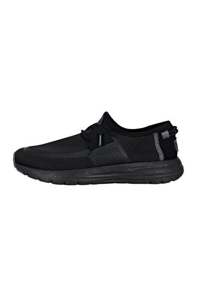 HEYDUDE Men’s Sirocco Perf Mesh Shoes in Black