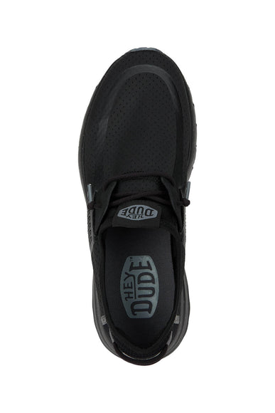 HEYDUDE Men’s Sirocco Perf Mesh Shoes in Black