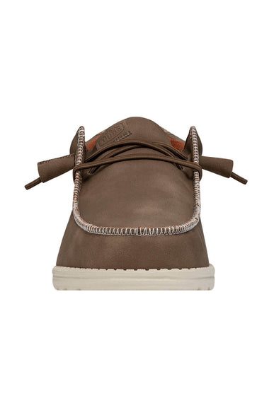 HEYDUDE Men’s Wally Fabricated Leather Shoes in Tan