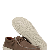 HEYDUDE Men’s Wally Fabricated Leather Shoes in Tan