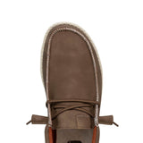 HEYDUDE Men’s Wally Fabricated Leather Shoes in Tan