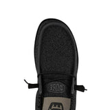 HEYDUDE Men’s Wally Sox Shoes in Micro Total Black